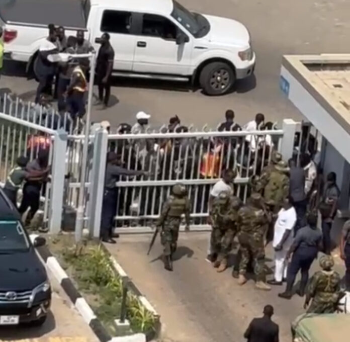 Military prevent attempted takeover of GPHA headquarters Military prevent attempted takeover of GPHA headquarters