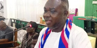 New Patriotic Party’s (NPP) Parliamentary Candidate for Agona West, Christopher Arthur