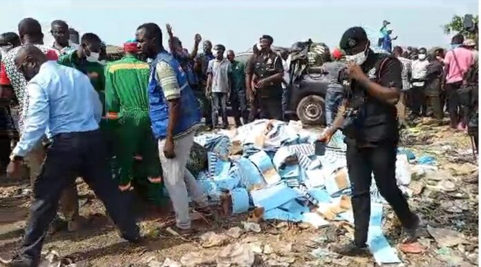 Election 2024: EC destroys defective ballots for Eastern region