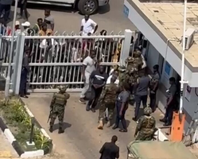 Military foils attempted takeover of GPHA by suspected NDC supporters Military foils attempted takeover of GPHA by suspected NDC supporters