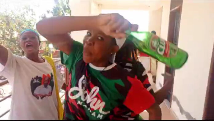 Tension erupts at Kpandai collation center amid allegations of vote rigging Tension erupts at Kpandai collation center amid allegations of vote rigging