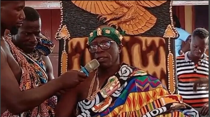 The paramount chief of the Ntrubo North Traditional Area, Nana Obirikitibi Amnadu Okordie I The paramount chief of the Ntrubo North Traditional Area, Nana Obirikitibi Amnadu Okordie I