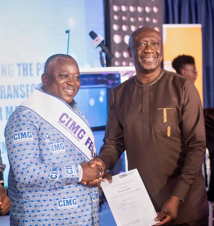 CEO of MGA Consulting, Michael Abbiw, conferred CIMG fellowship CEO of MGA Consulting, Michael Abbiw, conferred CIMG fellowship