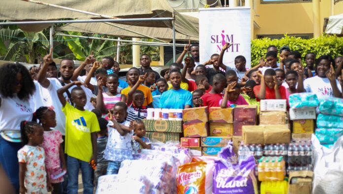 Slim and Fit Ghana spreads cheer to Motherly Love Orphanage