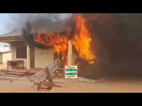 Video Thumbnail: Damango EC office set on fire