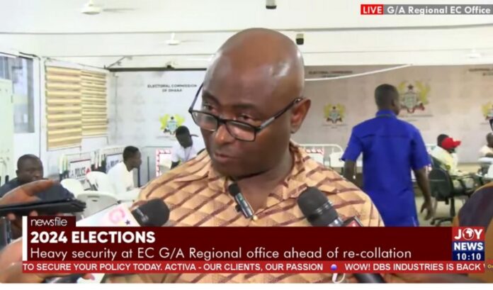 The Director of Electoral Services at the Electoral Commission (EC),
