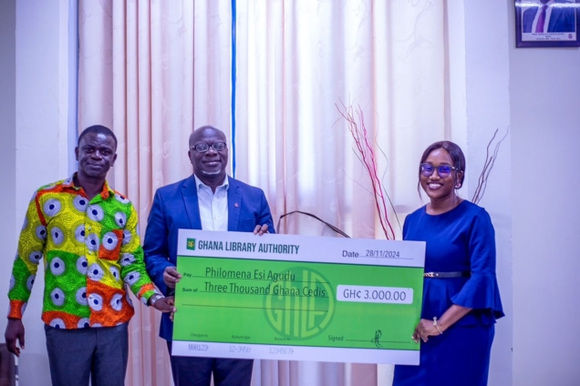 UCC student wins Ghana Library Authority’s maiden youth advocacy challenge