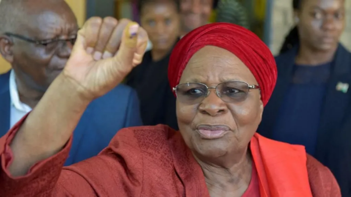 Namibia's president, Netumbo Nandi-Ndaitwah