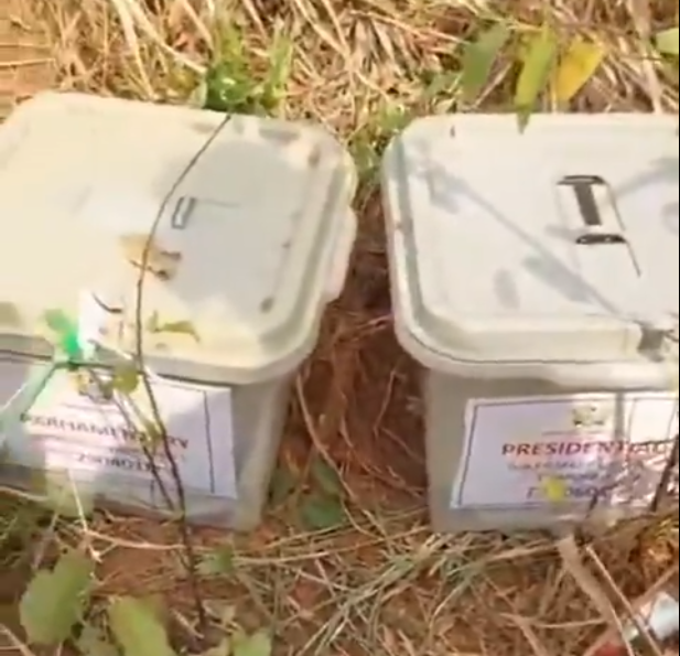 ballot boxes in bush