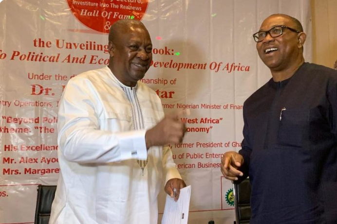 Peter Obi and Mahama