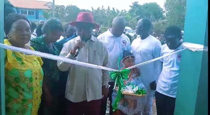 Neoplan drivers, VIP TUC commission six-unit classroom block at Ahwia Nkwanta