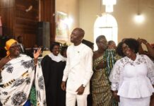 Former Asante Akyem Central MCE holds thanksgiving service at Odumasi