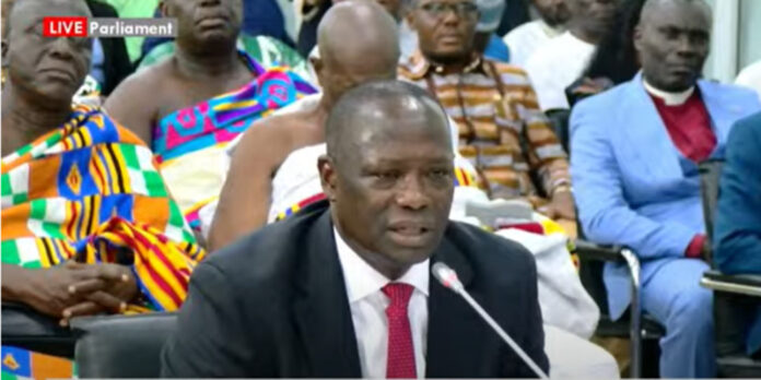 Emmanuel Armah-Kofi Buah, the Minister-Designate for Lands and Natural Resources Emmanuel Armah-Kofi Buah, the Minister-Designate for Lands and Natural Resources