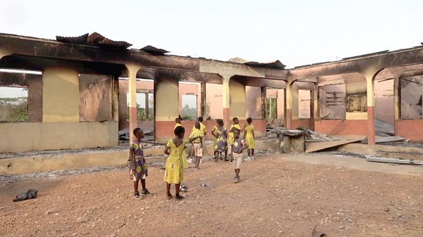 Fire destroys Dormaa Akwamu Methodist School