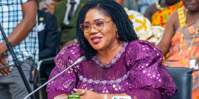 Minister for Gender, Children and Social Protection, Agnes Naa Momo Lartey Minister-designate for Gender, Children and Social Protection, Agnes Naa Momo Lartey