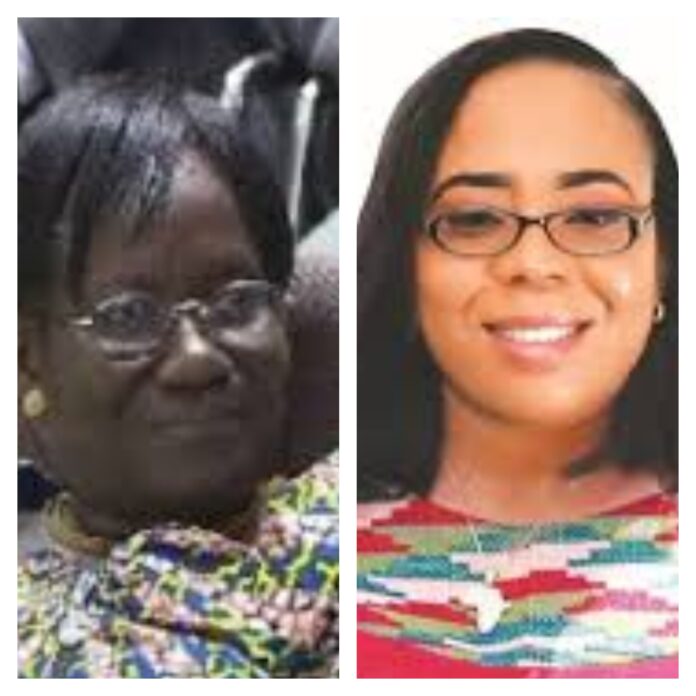 Amerley Tagoe and Linda Ocloo