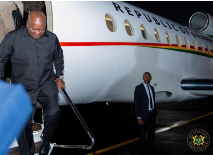 Mahama Mahama presidential jet