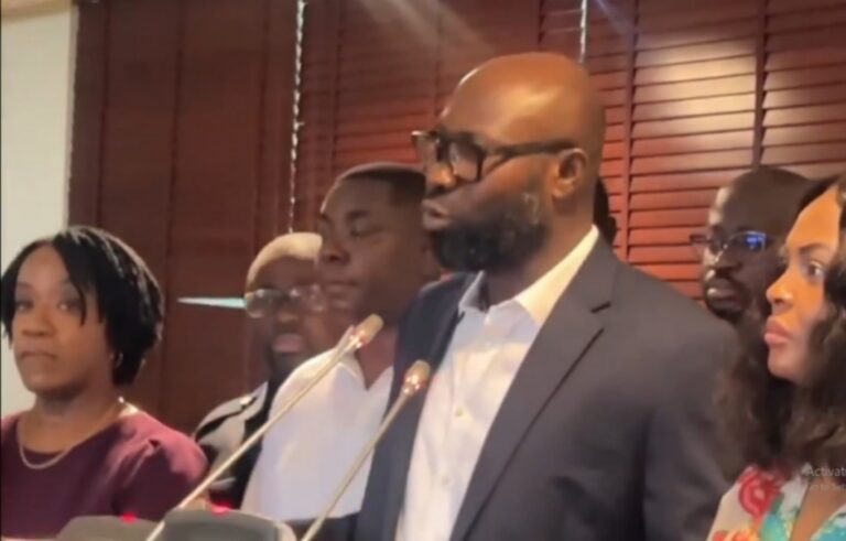 Minority bemoans constitutional breach over absence of President, Veep, and Speaker