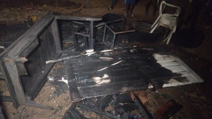 NDC supporters set Ho party office ablaze over appointment snub