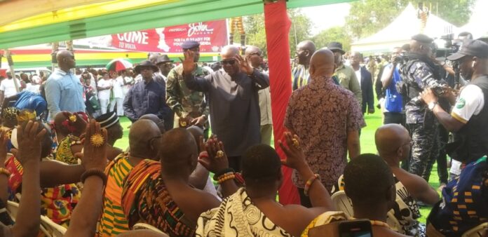 Volta Region a victim of unfulfilled promises – Mahama