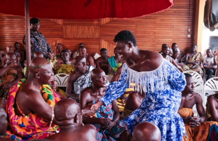 Afua Asantewaa meets Otumfuo