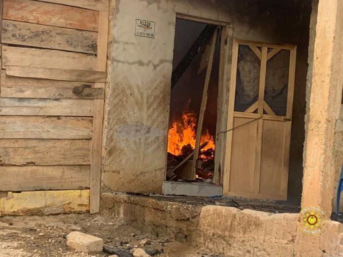 Fire guts 10-bedroom house at Attechem