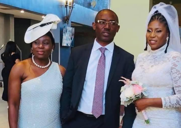Suspended priest's wedding