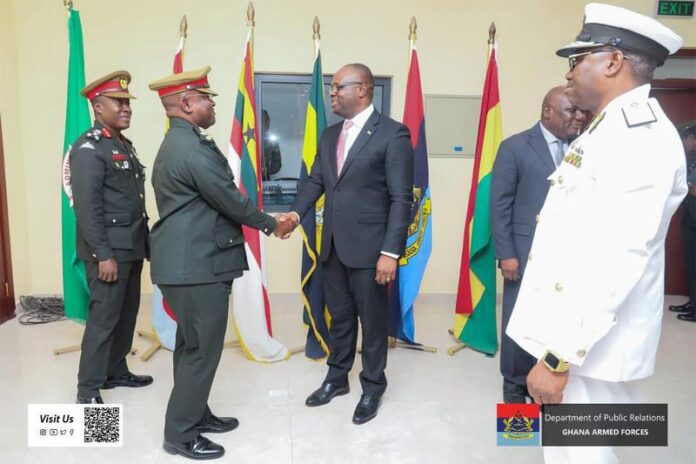 CDS, Service Chiefs Pay Courtesy Visit to Defence Minister Omane Boamah CDS, Service Chiefs Pay Courtesy Visit to Defence Minister Omane Boamah