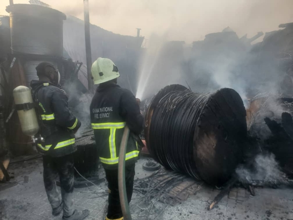 ECG warehouse fire