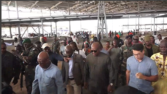 President Mahama Pledges to Complete Takoradi Market-Circle Project to Boost Trade President Mahama Pledges to Complete Takoradi Market-Circle Project to Boost Trade