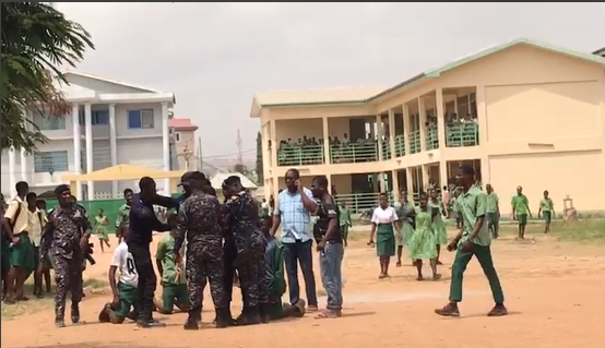 Four Christian Methodist SHS students arrested with knives and scissors after clash with community members Four Christian Methodist SHS students arrested with knives and scissors after clash with community members