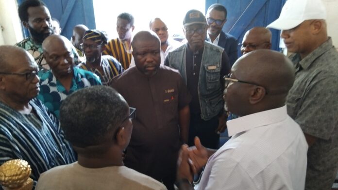 Volta Regional Minister visits treatment plant