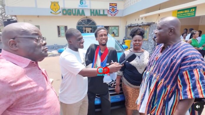 Enoch Eshun gifted a car