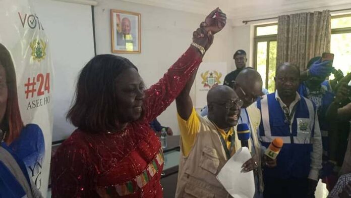 Former Eastern regional women's organizer of the NDC, Evelyn Korang Former Eastern regional women's organizer of the NDC, Evelyn Korang