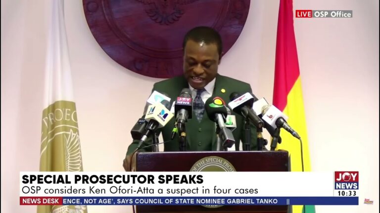 OSP’s trial of Ofori-Atta, seven others begins today