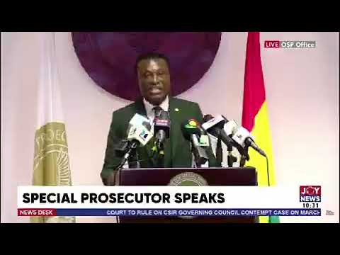 Video Thumbnail: Special Prosecutor declares former Finance Minister Ken Ofori Atta wanted
