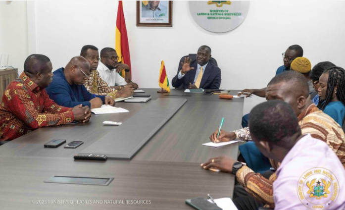 Lands Minister galamsey