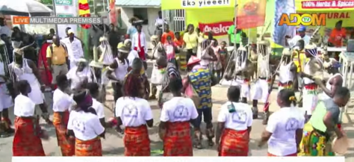 Cultural Display Takes Center Stage at Adom TV’s Fufuo Party