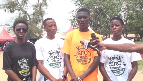 First video Nyame Bright, Senior Boys Prefect and SRC President Asare Bediako SHS Akrokere