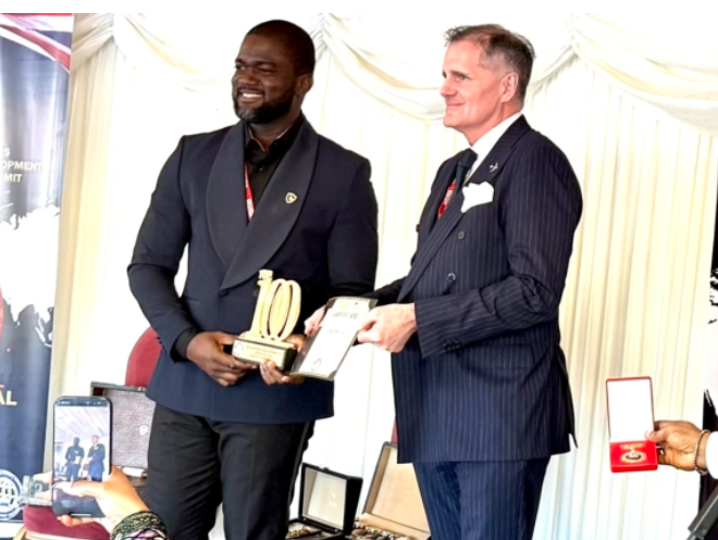 Anthony Dzamefe honored at the ‘Leaders without borders’ at the House of Lords, London