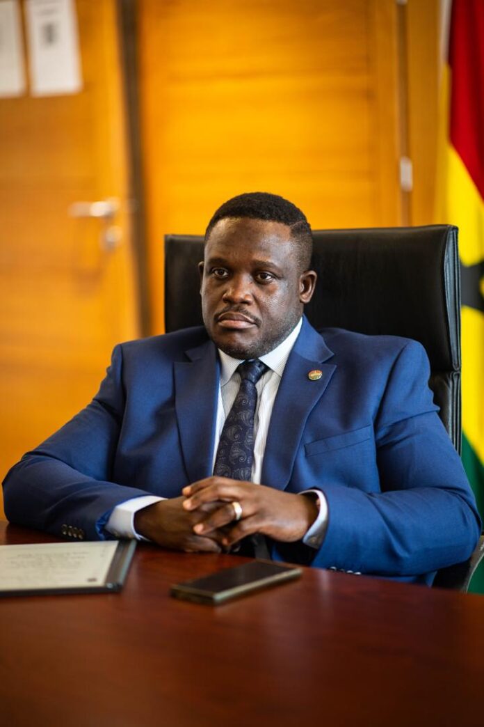Member of Parliament (MP) for Ningo-Prampram and Minister for Communications, Digitalisation and Innovation, Samuel Nartey George Member of Parliament (MP) for Ningo-Prampram and Minister for Communications, Digitalisation and Innovation, Samuel Nartey George