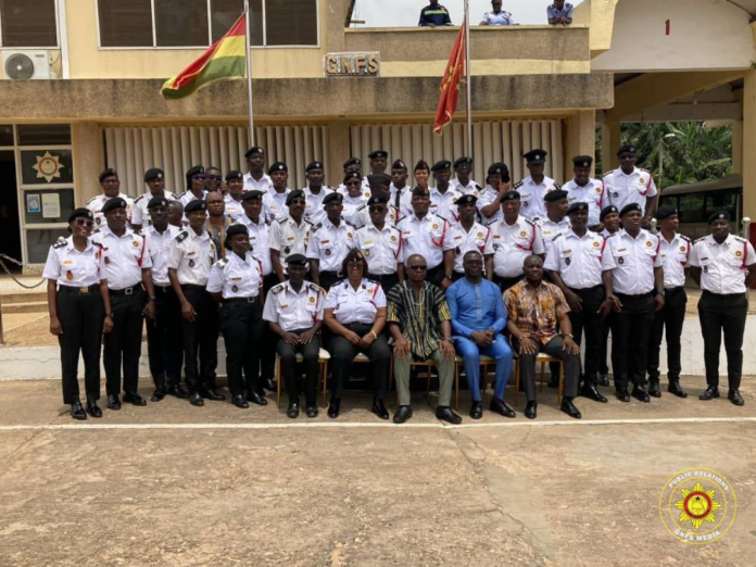 Central Regional Minister assures support during visit to Fire Service Central Regional Minister assures support during visit to Fire Servic