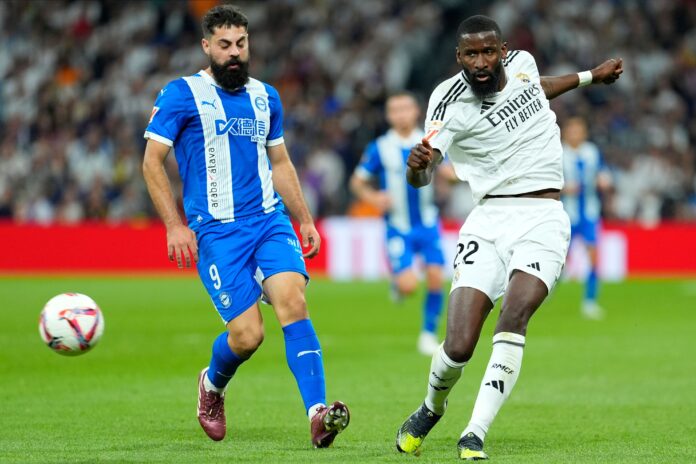 Real Madrid CF v Deportivo Alaves, La Liga EA Sports match, date 7. Football, Santiago Bernabeu Stadium, Madrid, Spain - 24 Sep 2024