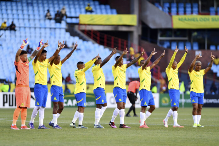 Football - CAF Champions League 2024/25 - Mamelodi Sundowns v AS FAR - Loftus Versfeld Stadium - Pretoria