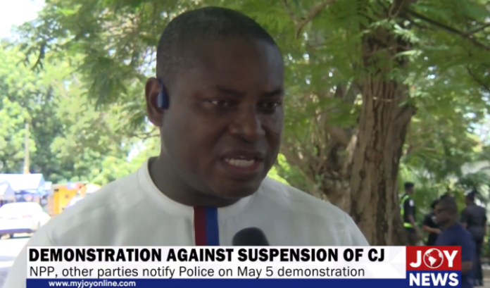 Richard Ahiagbah NPP demo