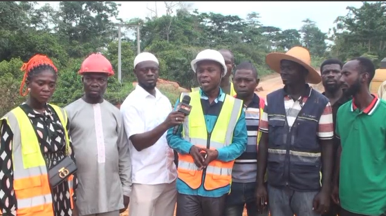 Adansi Akrofuom MP inspects ongoing 24-kilometre road project