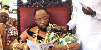 HON. REGENT BENNETT KOBLAH APPLEH, Acting Paramount Chief of Volo Traditional Area