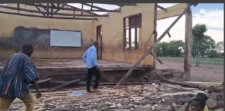 Wakawaka Assemblyman cries for help as rainstorm destroys only school block