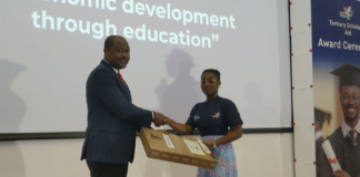 127 TERTIARY STUDENTS WITHIN THE SEVEN DISTRICTS OF THE WESTERN REGION RECEIVES EDUCATIONAL SUPPORT