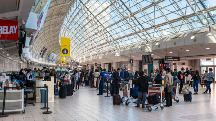 Toronto's Pearson Airport is the busiest airport in Canada.